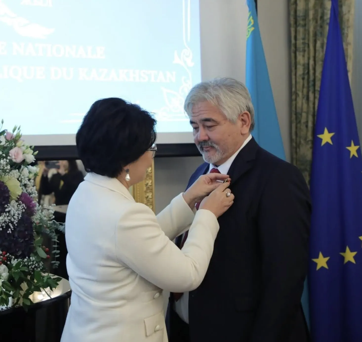 Başkanımız Recep Günay’a Dostyk Nişanı Takdim Edildi